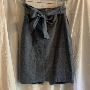 Pencil skirt chambray Ann Taylor size 6